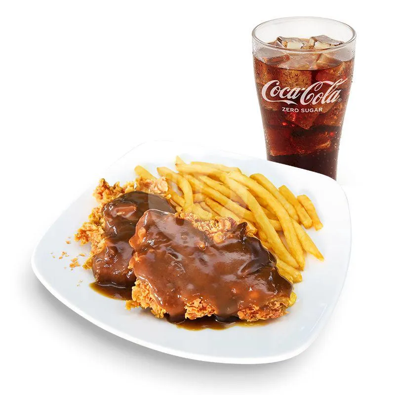 Combo ChickenSteak With French Fries
