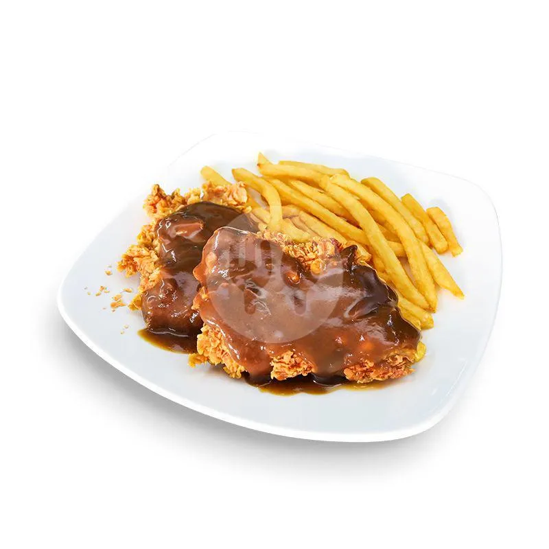 ChickenSteak With French Fries